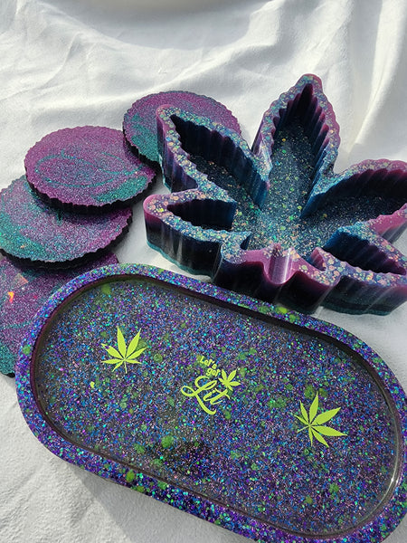 Purple leaf set