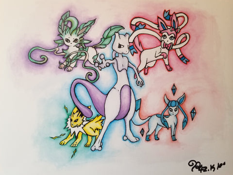 Mewtwo and friends
