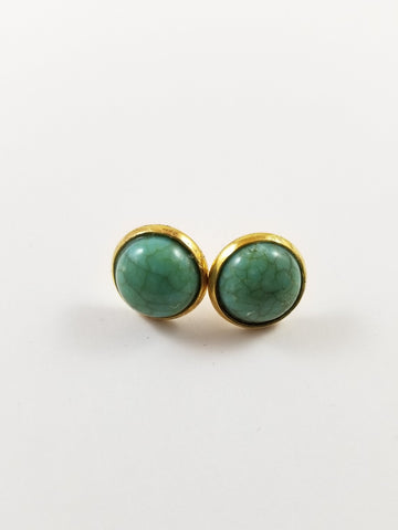 Green Stud earrings