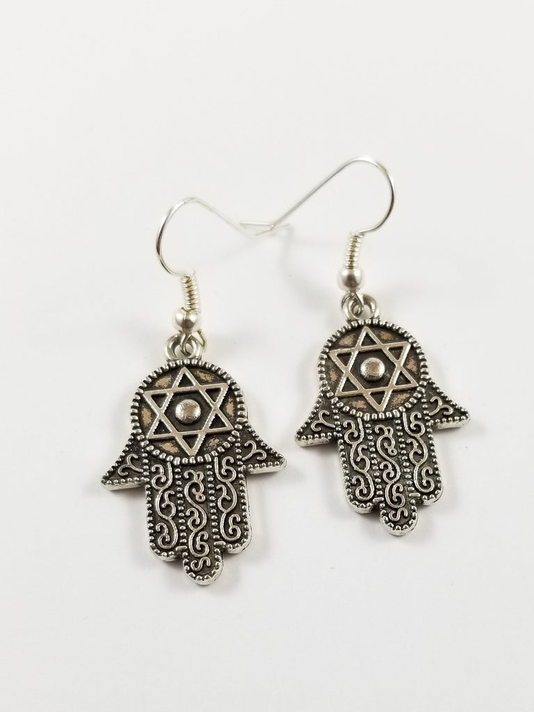 Hamsa earrings