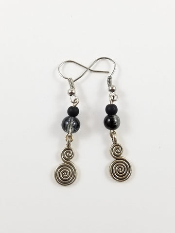 Spiral earrings