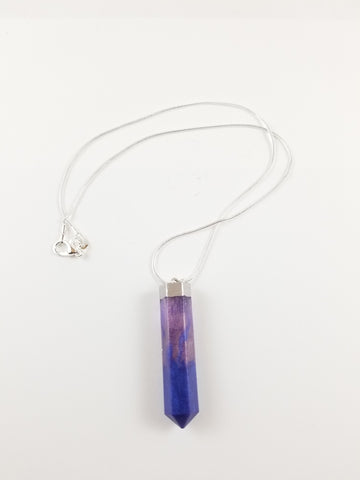 Resin crystal pendant