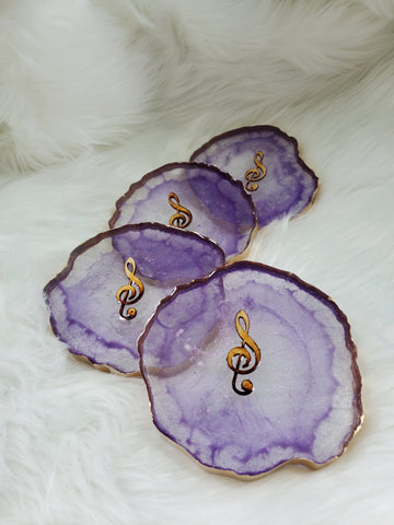 Purple music set