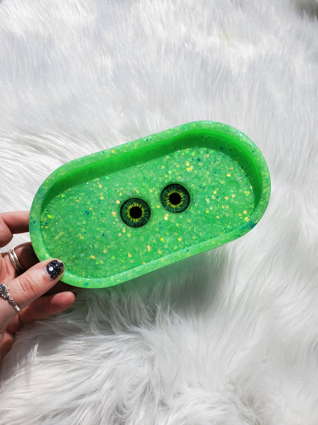 Lime Traveling Rolling Tray