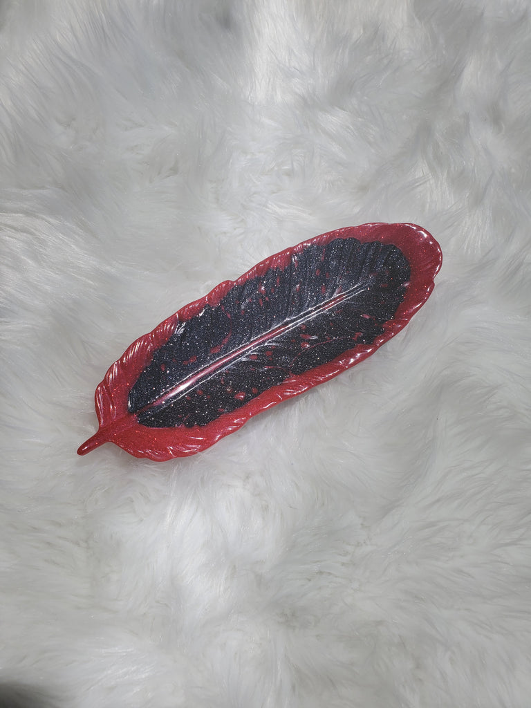 Red Feather Dish