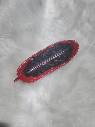 Red Feather Dish