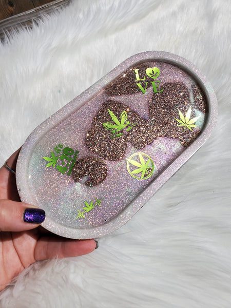 Pink Traveling Rolling Tray