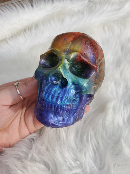 Rainbow Skull