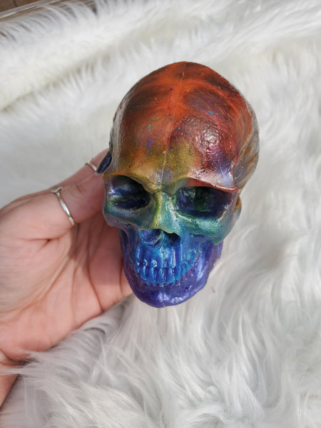 Rainbow Skull