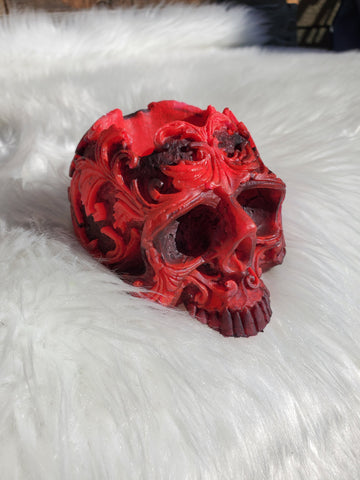 Hot pink Trinket Skull