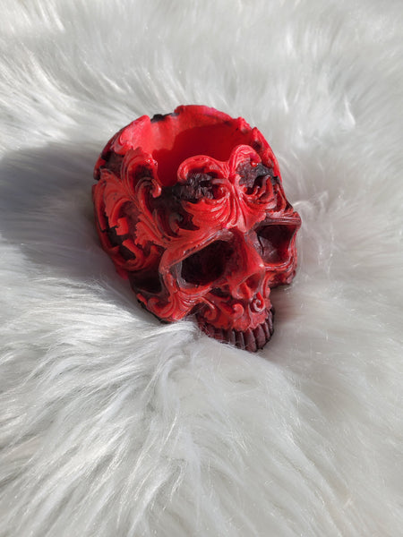 Hot pink Trinket Skull