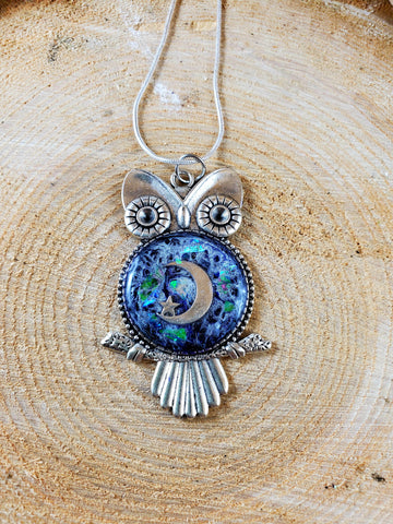 Owl Moon Necklace