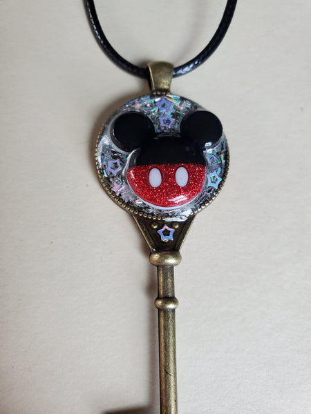 Mickey Key Necklace