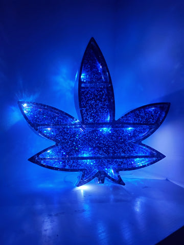 Lighted Leaf Shelf