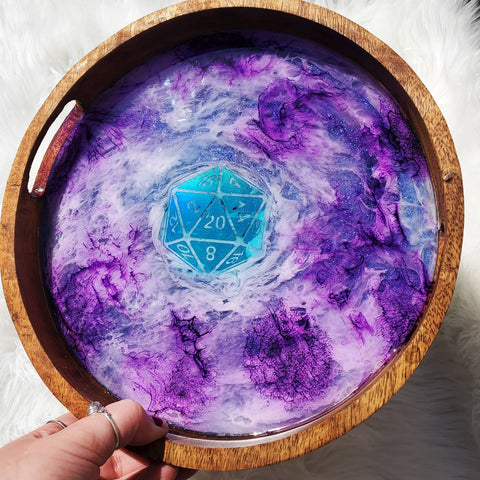 Purple splash D20 Tray